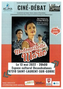 Ciné-Débat Mademoiselle Marie